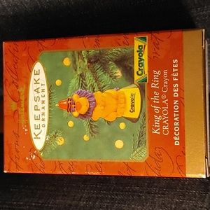 Hallmark Keepsake NIB Ornament King of the Ring NIB CRAYOLA Crayon Series